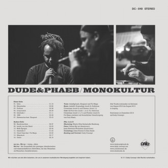 Dude & Phaeb - Monokultur Album Cover